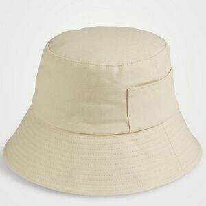 LACK OF COLOR Wave 100% Cotton Bucket Hat With Pocket